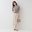 クチュールブローチ(Couture Brooch)のフロッキーフラワーオーガンジースカート11