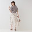 クチュールブローチ(Couture Brooch)のフロッキーフラワーオーガンジースカート13