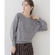 クチュールブローチ(Couture Brooch)の【美シルエットニット】リボン2WAYフェイクパール袖ドルマンニット39