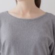 クチュールブローチ(Couture Brooch)の【美シルエットニット】リボン2WAYフェイクパール袖ドルマンニット65