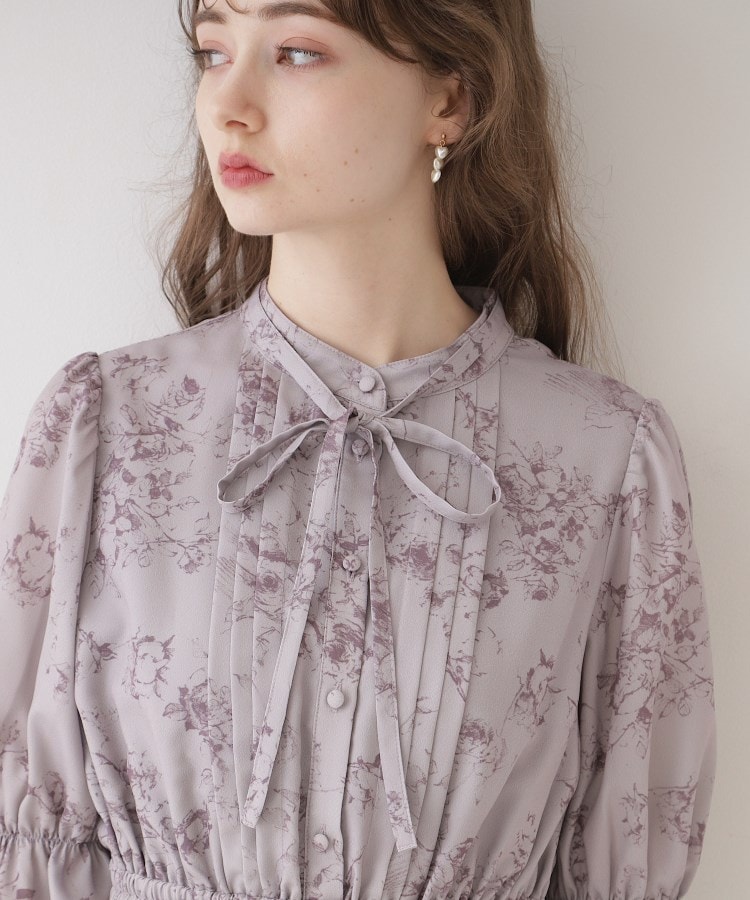 クチュールブローチ(Couture Brooch)の【オトナのためのクラシカルワンピ】花柄5分袖ワンピース28