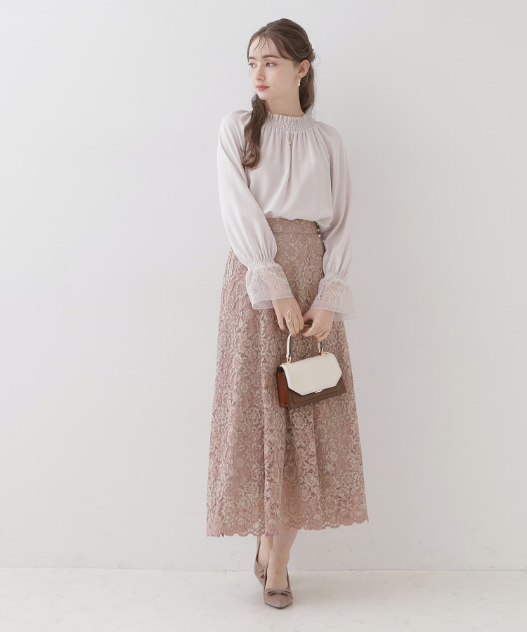 クチュールブローチ(Couture Brooch)の【華やか主役スカート】アイテムポイントパール調コードレーススカート13