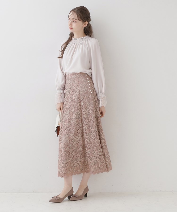 クチュールブローチ(Couture Brooch)の【華やか主役スカート】アイテムポイントパール調コードレーススカート14