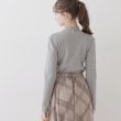 クチュールブローチ(Couture Brooch)の【柔らかなタッチ・吸湿発熱・帯電防止機能付き】サスティナブルフェイクパールリブニット16