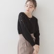 クチュールブローチ(Couture Brooch)の【上品さを添えた刺繍ニット】エンブロドルマンニット5