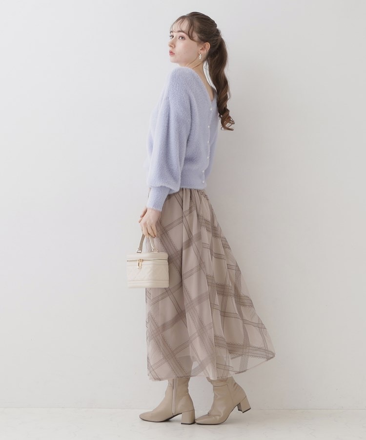 クチュールブローチ(Couture Brooch)の【ほろ甘・ふわふわ】前後2WAYフェザーカーディガン38
