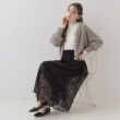 クチュールブローチ(Couture Brooch)の【ほろ甘・ふわふわ】前後2WAYフェザーカーディガン22