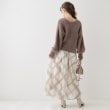 クチュールブローチ(Couture Brooch)の【ほろ甘・ふわふわ】前後2WAYフェザーカーディガン68