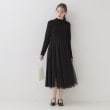 クチュールブローチ(Couture Brooch)の【ふわっと軽い上品なワンピ】ラメニットチュールドッキングワンピース1