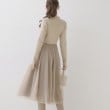 クチュールブローチ(Couture Brooch)の【ふわっと軽い上品なワンピ】ラメニットチュールドッキングワンピース16