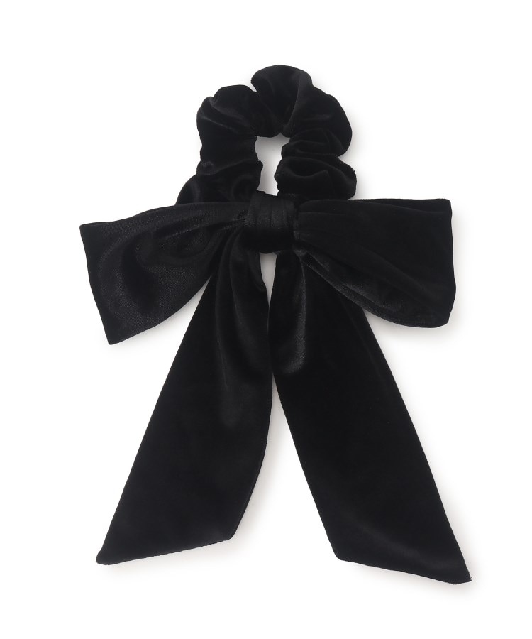 クチュールブローチ(Couture Brooch)のベロアリボンシュシュ ブラック(019)