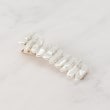 クチュールブローチ(Couture Brooch)のパール調デザインヘアクリップ ホワイト(001)