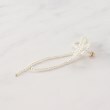 クチュールブローチ(Couture Brooch)のパール調ビーズリボンピアス3