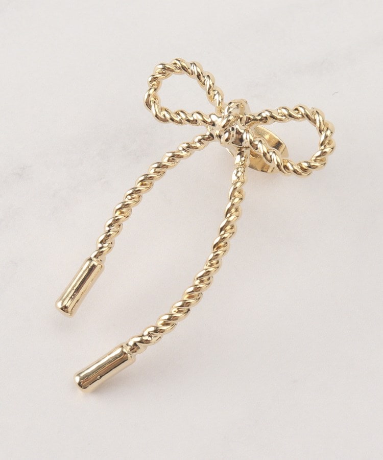 クチュールブローチ(Couture Brooch)のリボンモチーフピアス2