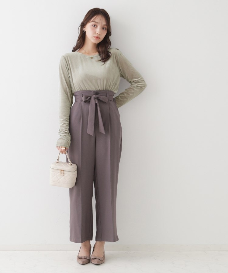 クチュールブローチ(Couture Brooch)のシアーベロアインナーTOPS1