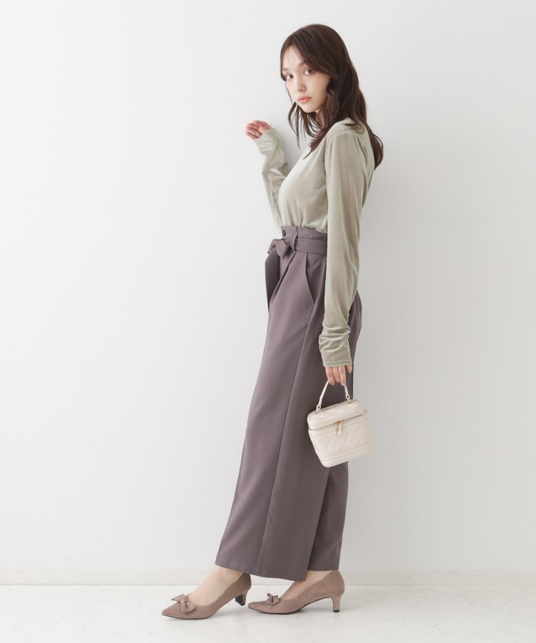 クチュールブローチ(Couture Brooch)のシアーベロアインナーTOPS2