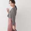 クチュールブローチ(Couture Brooch)の【一枚でキマる・華やかブラウス】チェックプリントタイブラウス6