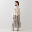 クチュールブローチ(Couture Brooch)の【上品な表情感のあるスカート】フロッキーチェックチュールスカート25