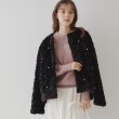 クチュールブローチ(Couture Brooch)のパール調エコファージャケット3