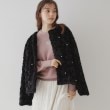 クチュールブローチ(Couture Brooch)のパール調エコファージャケット4