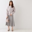 クチュールブローチ(Couture Brooch)の【上品仕立て】パール調釦コクーンニットジャケット28