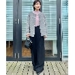 クチュールブローチ(Couture Brooch)の【上品仕立て】パール調釦コクーンニットジャケット47
