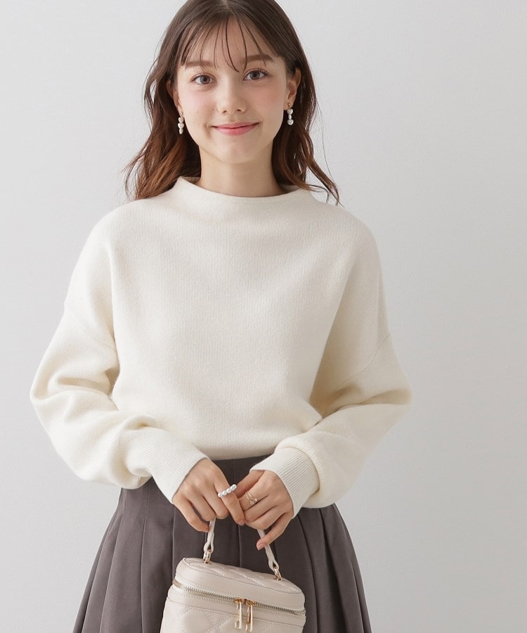 クチュールブローチ(Couture Brooch)の【バックパールで華やぐ】上品もちふわニット4