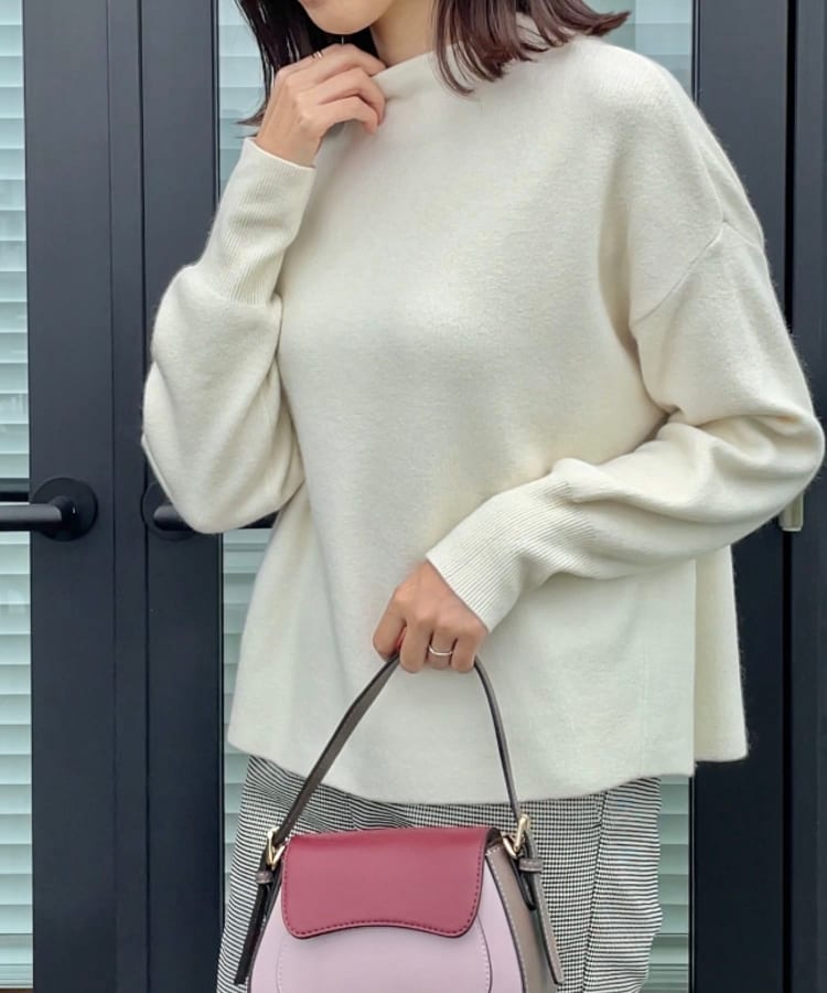 クチュールブローチ(Couture Brooch)の【バックパールで華やぐ】上品もちふわニット10