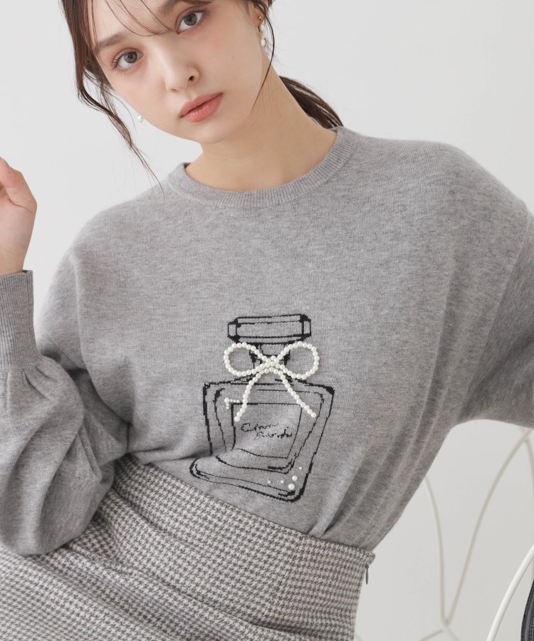 存在感を引き立てる主役級ニット】パフュームインターシャ