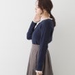 クチュールブローチ(Couture Brooch)の【大人フェミニンを叶える】レース細ケーブルバックリボンニット32