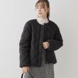 クチュールブローチ(Couture Brooch)の【吸湿発熱性・保温性を兼ね備えた上品キルトジャケット】リボンキルトジャケット17