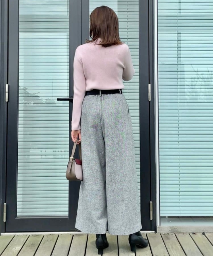 クチュールブローチ(Couture Brooch)の【映えるワイドパンツ】ラメツイードワイドパンツ19