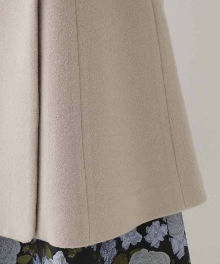 クチュールブローチ(Couture Brooch)の【JAPAN Fabric・美シルエットを叶える】インペリアルモッサバックタックノーカラーコート43