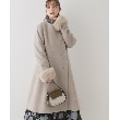 クチュールブローチ(Couture Brooch)の【JAPAN Fabric・美シルエットを叶える】インペリアルモッサバックタックノーカラーコート8