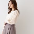 クチュールブローチ(Couture Brooch)の【大人レディなニット・通勤にも】飾り釦ドッキングスリーブニット5