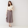 クチュールブローチ(Couture Brooch)の【大人レディなニット・通勤にも】飾り釦ドッキングスリーブニット1