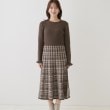 クチュールブローチ(Couture Brooch)のチェックニットワンピース26