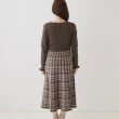 クチュールブローチ(Couture Brooch)のチェックニットワンピース28