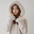 クチュールブローチ(Couture Brooch)のフードフェイクファーマルチウェイコート28