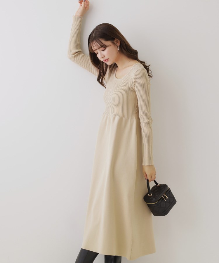 クチュールブローチ(Couture Brooch)のロングスリーブニットワンピース21