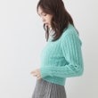 クチュールブローチ(Couture Brooch)のフェザーケーブルニットプルオーバー19