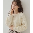 クチュールブローチ(Couture Brooch)の【レディな華やかニット】エンブロフラワーニット11