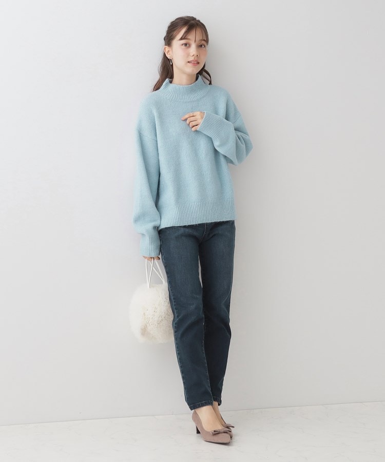 クチュールブローチ(Couture Brooch)の【柔らかな肌ざわり・上質ニット】ヤクライクハイネックニット34