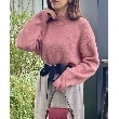 クチュールブローチ(Couture Brooch)の【柔らかな肌ざわり・上質ニット】ヤクライクハイネックニット30