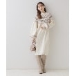 クチュールブローチ(Couture Brooch)の【一枚でキマる・オトナ可愛い】ノルディック柄ニットサックワンピース2