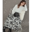 クチュールブローチ(Couture Brooch)の【エレガントな雰囲気漂う】フラワージャカードスカート8