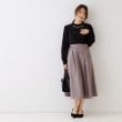 クチュールブローチ(Couture Brooch)の【キレイめコーデ・通勤にも】サイドリボンデザインフレアスカート16
