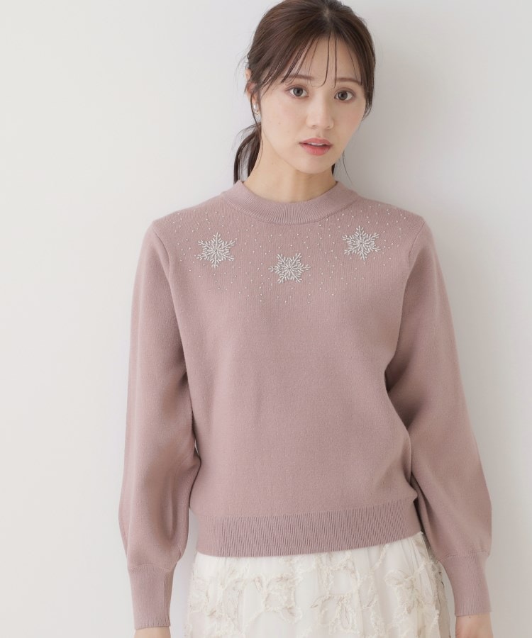 クチュールブローチ(Couture Brooch)の【冬の映えニット】ルネージュエンブロニット15