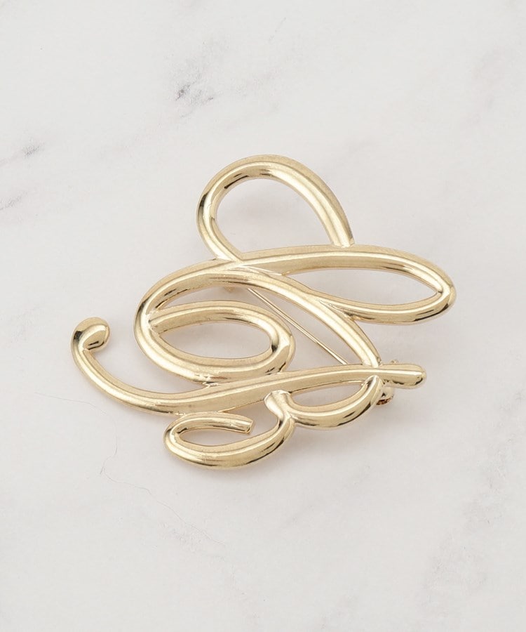 クチュールブローチ(Couture Brooch)のCBロゴブローチ ゴールド(007)