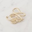 クチュールブローチ(Couture Brooch)のCBロゴブローチ ゴールド(007)